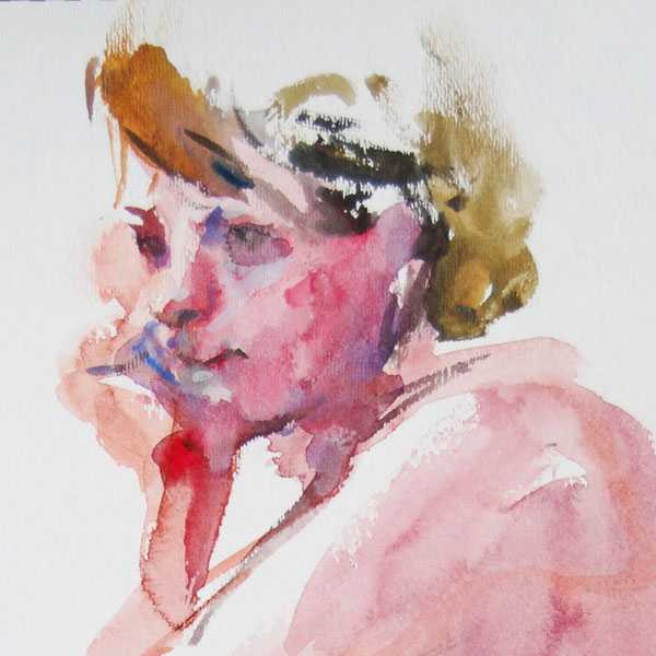 Jenny, Seated In Profile, Resting Her Chin In Her Right Hand (Detail)