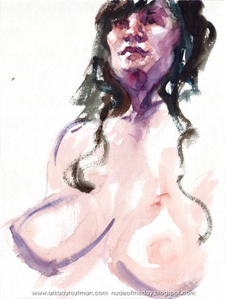 Bust Portrait Of Candice Looking Up