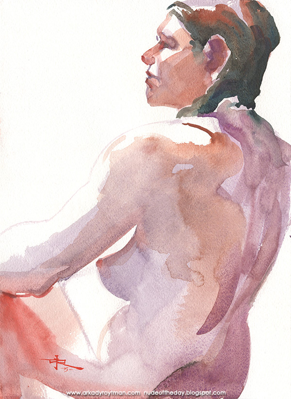 Mai, Seated In Profile And Reverse