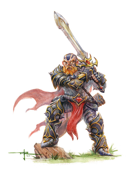 "Ultimate Warrior" - Watercolor